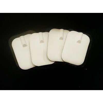 Electrode Pads Silicone Rubber (8) 4 Pairs 2mm Connection Massage Pads Reuse