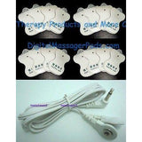 OMRON COMPATIBLE ELECTRODES REPLACEMENT MASSAGE PADS (16) WITH 3.5mm LEAD CABLE