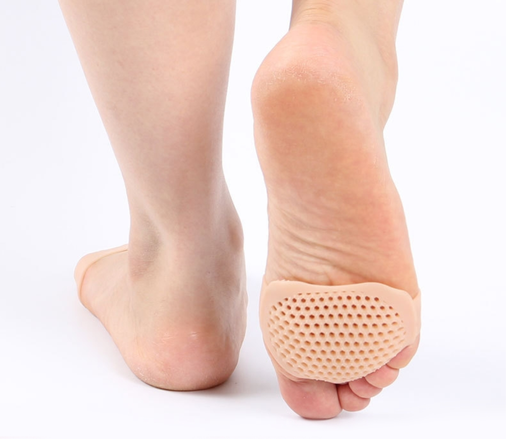 Forefoot Protective Silicone Bunion Foot Pads Pair Decrease Pressure and Pain