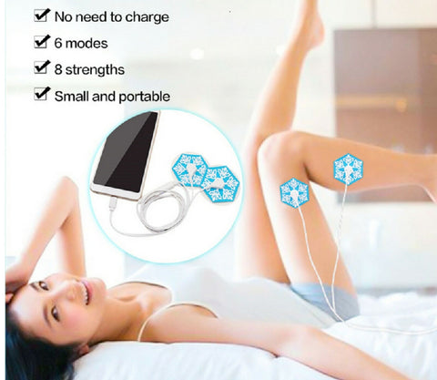 Massager Electric TENS Therapy Muscle Stimulator for Iphone or Android with Case