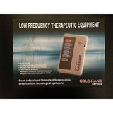 Gold Hand Electrotherapy Tens Therapy Massager package with Conductive Gloves