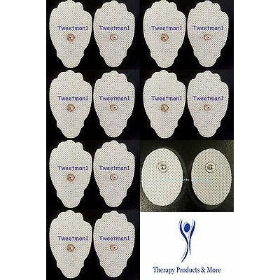 +BONUS 12 X REPLACEMENT ELECTRODE PADS LG for SMART RELIEF DIGITAL MASSAGER TENS