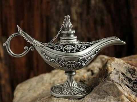 New Aladdin Lamp Magic Genie Decor Beautiful Fairy Tale Vintage Light Oil Lamp