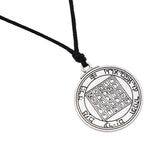 Pentacle of Saturn Talisman Key of Solomon Seal Pendant Necklace