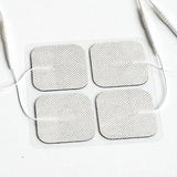 8 Square Replacement Wired Electrodes for Gem-Stim Massager