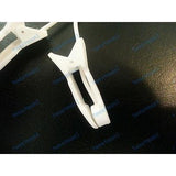 2 CLIP CLAMP ELECTRODES to 2mm Female Pigtail Adapter for TENS Massager Erostek
