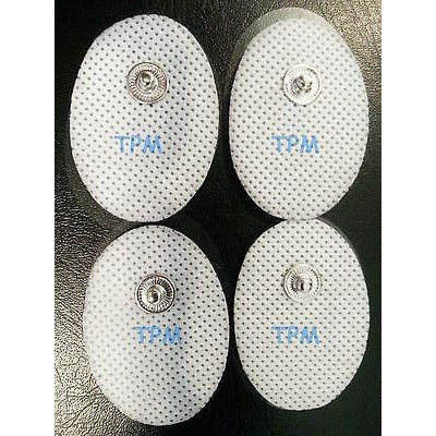 Small Massage Pads / Electrodes OVAL (14) for PINOOK DIGITAL MASSAGER Reuseable