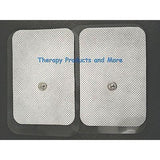 4 XL Wide Electrode Replacement Massage Pads 9x6cm for Aurawave Digital Massager