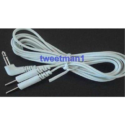 ELECTRODE LEAD WIRES 3.5mm COMPATIBLE W/EROSTEK ESTIM UNIT/TENS MACHINE W/3.5MM