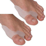 2 Silicone Gel Big Toe Bunion Spreaders- Ease Pain Relief Unisex Foot Care Aid