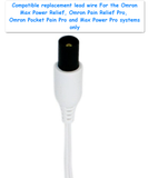 Compatible Electrode Lead Cable with Pins for Omron Max Power, Pain Relief Pro, Pocket Pro