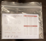Bio-Protech PROTENS White Cloth Electrodes 48mm Round Wired 48R 1.88" 4PK