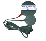 10 Rubber Reusable Replacement Electrode Pads 9.5cm round For Microcurrent Tens