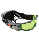 LED Night Vision Goggles Eye shield Green Lens eye protector view Glasses
