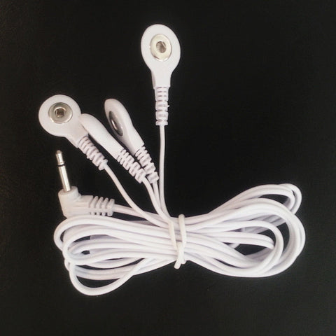 3.5mm Quad Massage Cable with 8 Pads for Erostek