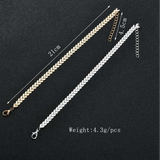 New Gold or Silver Tone Bohemian Arrow Anklet Bonillo Ankle Jewelry