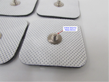 16 Square Compatible Electrodes for Healy Device 3.9mm Snap Stud