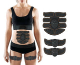 6 pc Abs Stimulator Muscle Toner Trainer Set Ultimate Abdominal Toning Belt Wireless