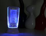Frozen Ice Led Digital Alarm Bedside or Desk Office Clock