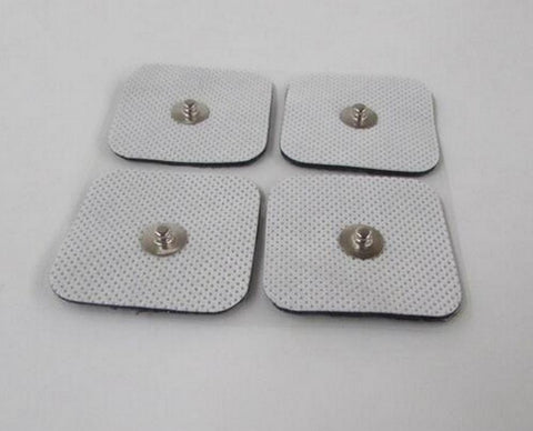 8 TENS Compatible Easy to Snap Electrodes 2 x 2 inch