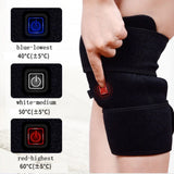 Infrared Heated Knee Brace Support Massager USB Arthritis Pain Relief Therapy