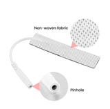 8 Strip Non Woven Electrodes 1.5cm x7cm with Pin Style Connection 2mm