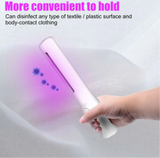 Portable UV UVC Sanitizer Light UltraViolet LED Lamp Germicidal Disinfection