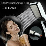 Pressure Rainfall Shower Head 300 Holes Bathroom Water Saving Filter Spray