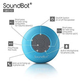 SoundBot SB510 HD Water Resistant Bluetooth 3.0 Shower Speaker, Handsfree