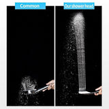 Pressure Rainfall Shower Head 300 Holes Bathroom Water Saving Filter Spray