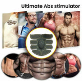 Rechargeable Abs Abdominal Toner Trainer Stimulator for Men Women USB Edition