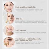 Gold Beauty Bar Facial Roller Face Vibration Skincare Massage Face Lift Firm