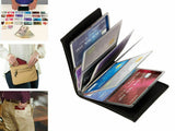 2 Pack Wonder Wallet Slim RFID Leather Wallets As Seen on TV Black