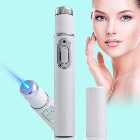 Acne Laser Blue Light Therapy Pen Portable Soft Scar Wrinkle Removal