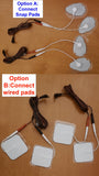 8 Massage Pads + Cables + Adapters for 2.35mm plug Unit - Use Snap or Pin Pads!