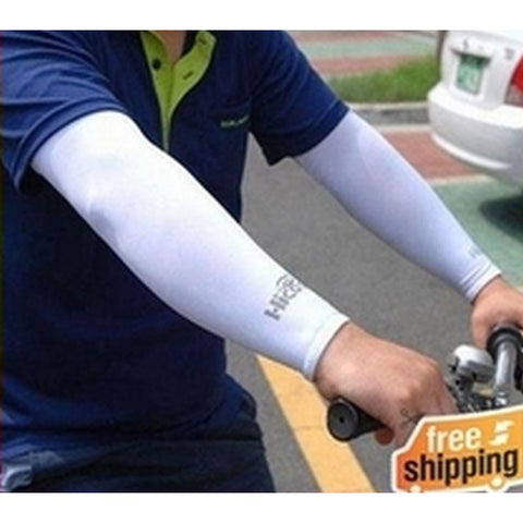 2 Skin Protective Sleeves-Protect Skin from Sun, Skin Tear-Cool Cotton Sleeves