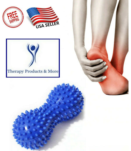 Spiky Foot Roller Peanut Shape Massager Stress Trigger Point Relief